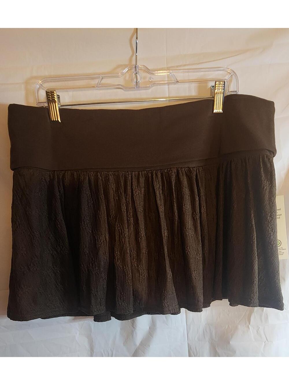 No Boundaries Brown Lace Skort with Inner Shorts
